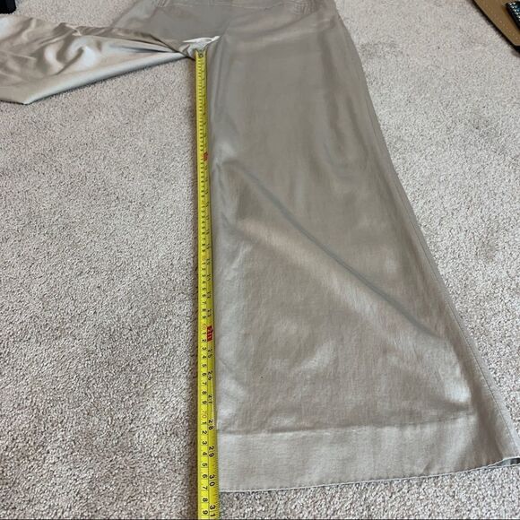 Donna Karan black label Ivory cream satin pants - Picture 10 of 12